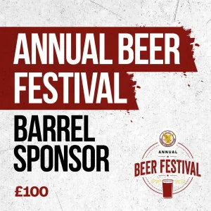 Annual Beer Festival Barrel