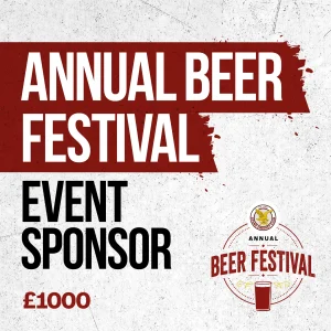 Annual Beer Festival Sponsor