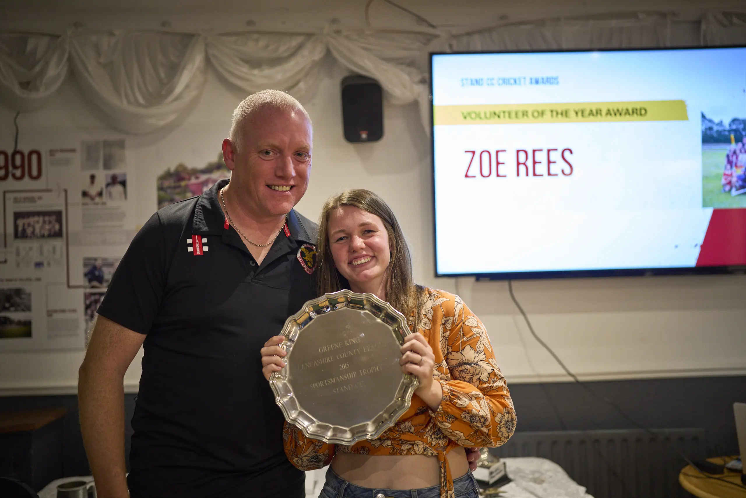 presentation night - volunteer of the year award