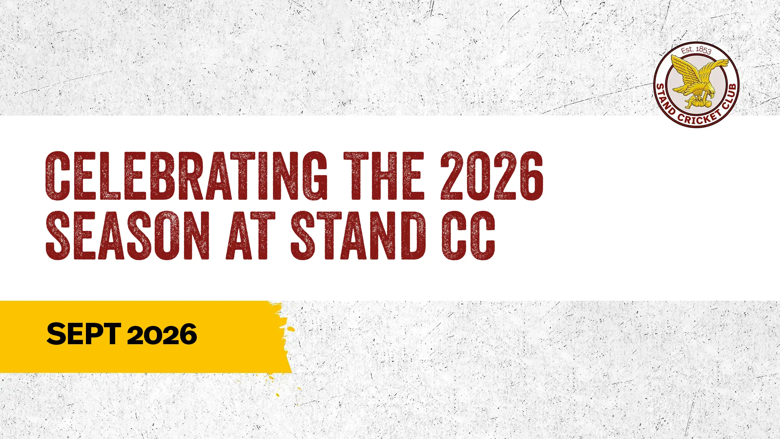 Celebrating the 2026 Season at Stand CC